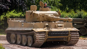 Tiger Tank Model In Action Wallpaper