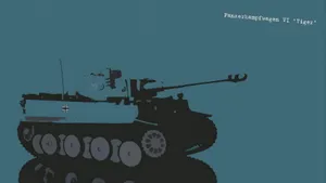 Tiger Tank Silhouette Wallpaper