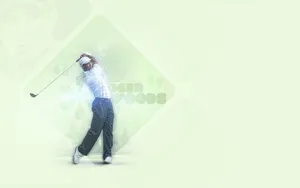 Tiger Woods Green Aesthetic Wallpaper