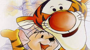 Tigger And Roo Close-up Wallpaper