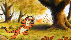 Tigger Forest Dance Wallpaper