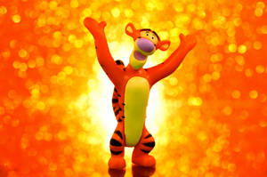 Tigger Glitter Glow Wallpaper