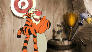 Tigger Having Fun Wallpaper