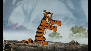 Tigger Log Balance Wallpaper