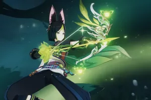 Tighnari Genshin Impact Archery Wallpaper