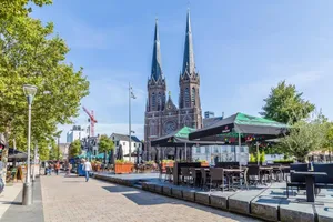 Tilburg Cityscapewith St Dionysius Church Wallpaper