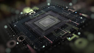 Tilt-shift Processor Model Wallpaper