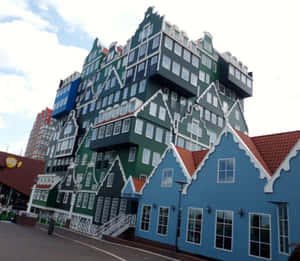 Tilted Photo Of Inntel Hotel Zaandam Wallpaper