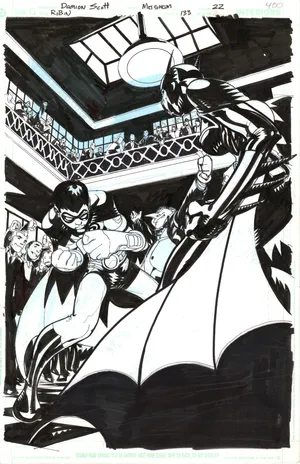 Tim Drake, A Skilled Detective And Martial Artist, Posing As The Third Robin In A Captivating Illustration. Wallpaper