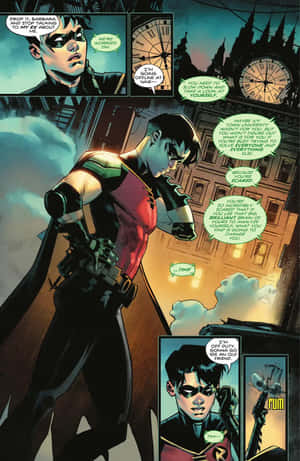 Tim Drake In Action Wallpaper