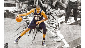 Tim Duncan Cool Art Wallpaper