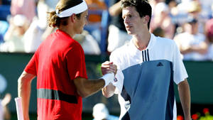 Tim Henman With Roger Federer Wallpaper