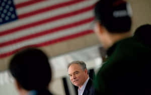 Tim Kaine In The Distance Wallpaper