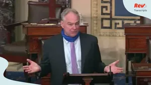 Tim Kaine Poses With A Bright Blue Scarf Wallpaper