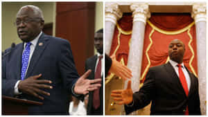 Tim Scott And Jim Clyburn Engaged In Conversation. Wallpaper