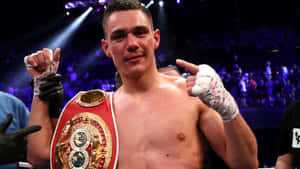 Tim Tszyu Posing Confidently During A Training Session Wallpaper