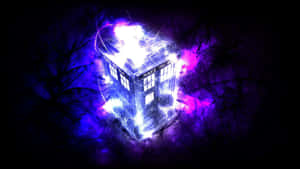 Time And Space Travelling With Doctor Who And The Tardis Wallpaper