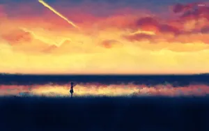 Time Is Not A Limitation When The Protagonist Of The Girl Who Leapt Through Time Is Involved Wallpaper