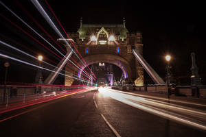 Time Lapse In Tower Bridge Wallpaper