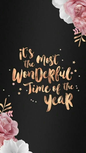 Time Of The Year Motivational Quotes Iphone Wallpaper