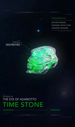 Time Stone In Mystical Surroundings Wallpaper