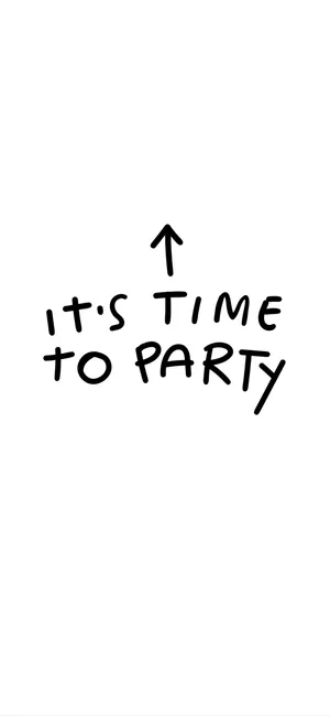 Time To Party_ Invitation Graphic Wallpaper