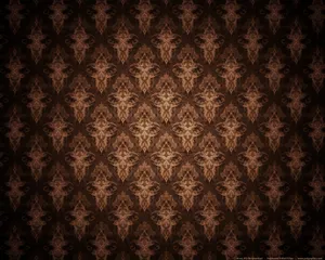 Timeless Brown Vintage Pattern Wallpaper Wallpaper