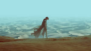 Timothée Chalamet Dune Outfit With Cape Wallpaper