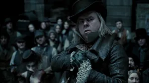 Timothy Spall Poses During A Photoshoot Wallpaper