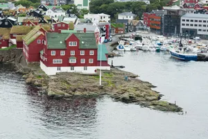 Tinganes Peninsula At Thorshavn Wallpaper