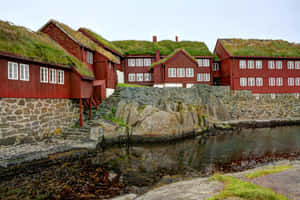 Tinganes Stone Foundation Wallpaper