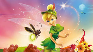 Tinkerbell And Blaze Adventure Wallpaper