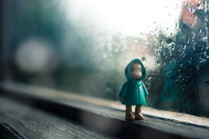 Tiny Kid Figure Animated Desktop Wallpaper