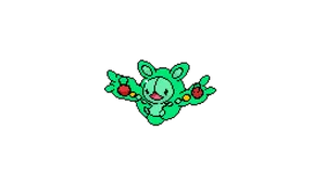 Tiny Reuniclus White Background Wallpaper