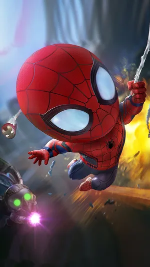 Tiny Spider Man 4k Wallpaper