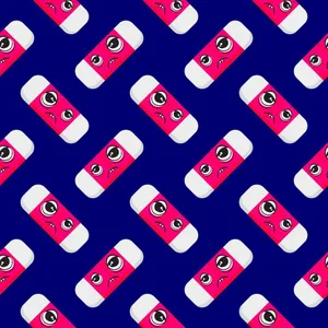 Tired Pills Pattern Aesthetic Wallpaper