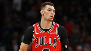 Tired Player Zach Lavine Wallpaper