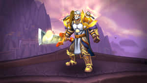 Tirion Fordring Heroic Pose Wallpaper