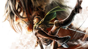 Titan Eren Yeager And Levi Ackerman Wallpaper