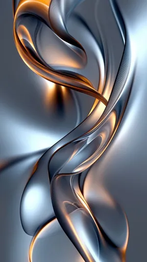 Titanium Metal Flow Wallpaper