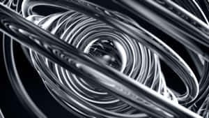 Titanium Metal Structure Wallpaper