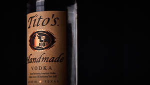 Titos Vodka Brand Logo Wallpaper