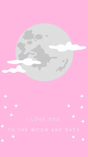 To The Moon Small Quotes Wallpaper