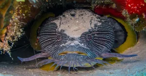 Toadfish Hiding Under Rock Wallpaper