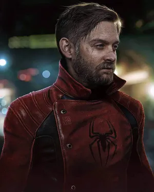 Tobey Maguire In Spider Man Jacket Wallpaper