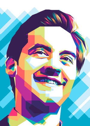 Tobey Maguire Polygon Art Wallpaper