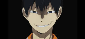 Tobio Kageyama Creepy Smile Wallpaper