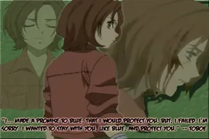 Toboe Contemplating Under The Moon Wallpaper