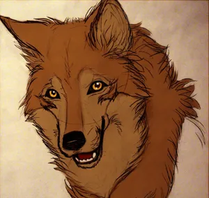 Toboe, The Enigmatic Wolf From Wolf's Rain Wallpaper