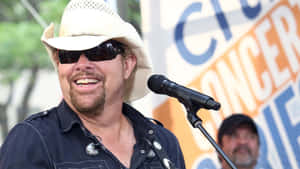 Toby Keith Concert Performance Wallpaper